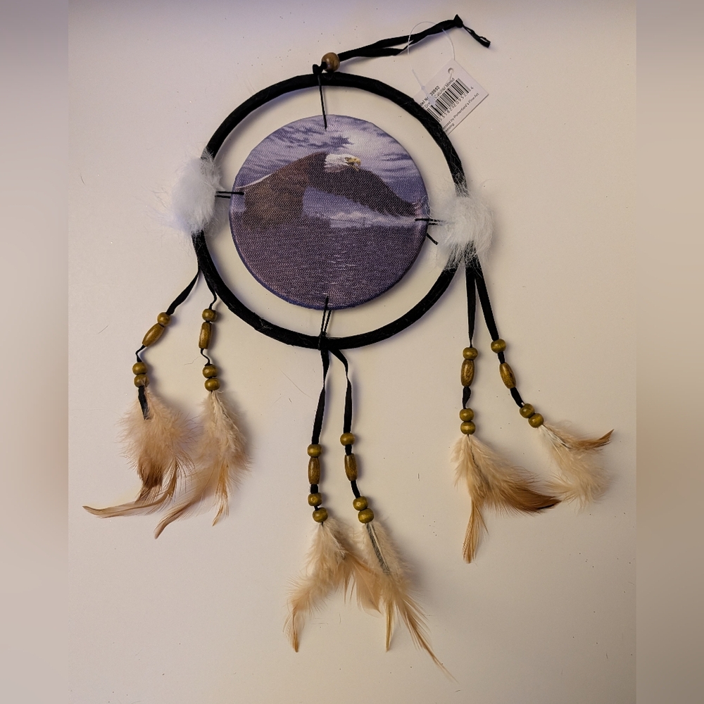 Dreamcatcher with Eagle, Water & Bridge